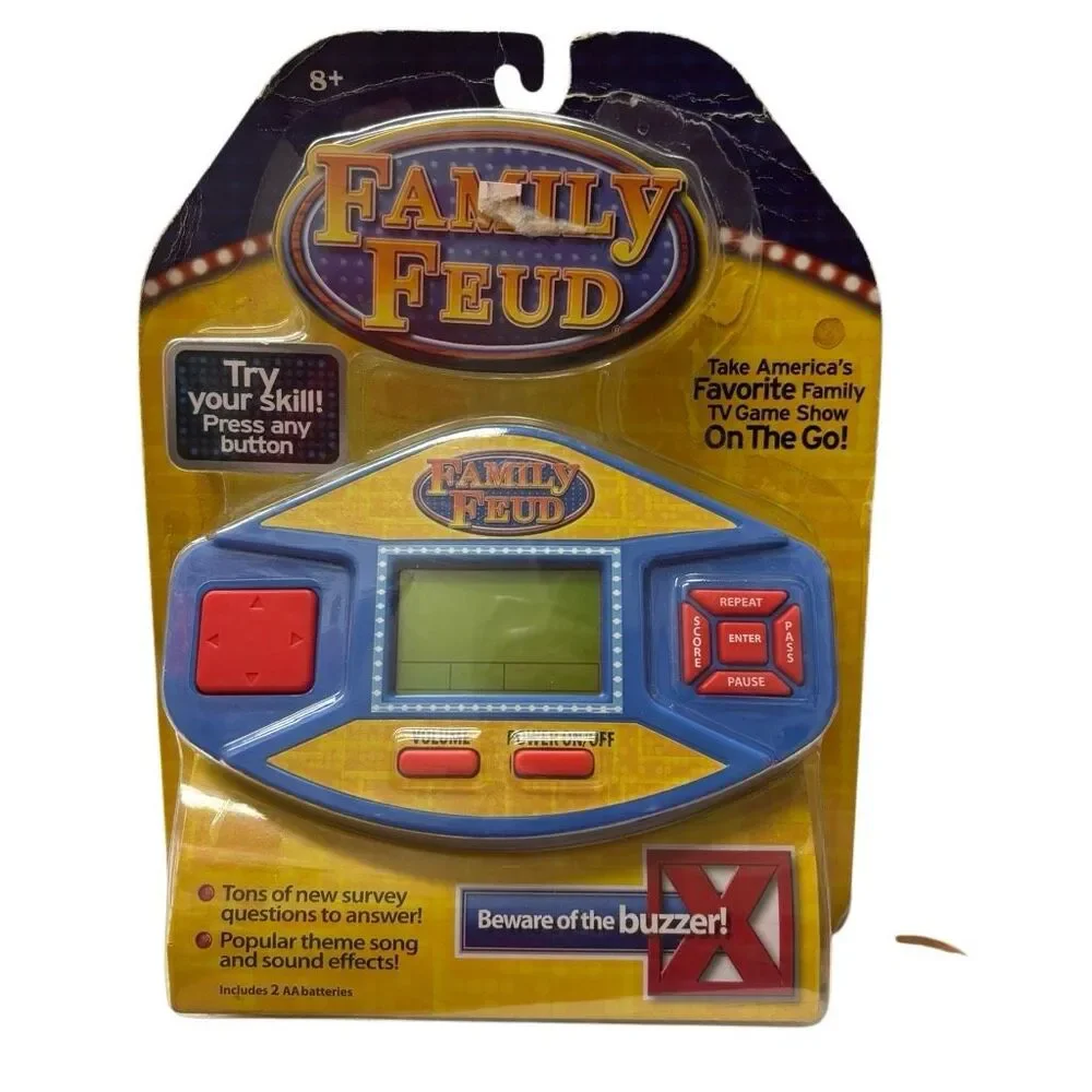 2016 Basic Fun Family Feud Handheld Electronic Game Tested Works Item 09528⁠